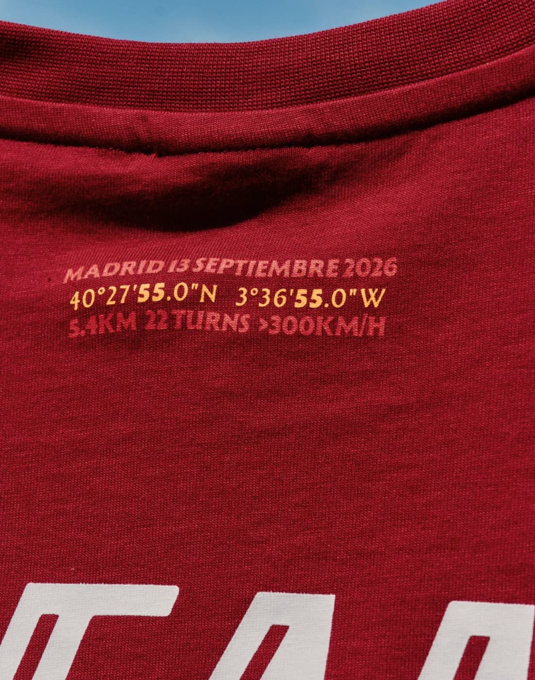CAMISETA ROJA MADRID | TEAM FIFTY5 - CS_DROP2_NEW_TF5_TEE_TF5_RED06