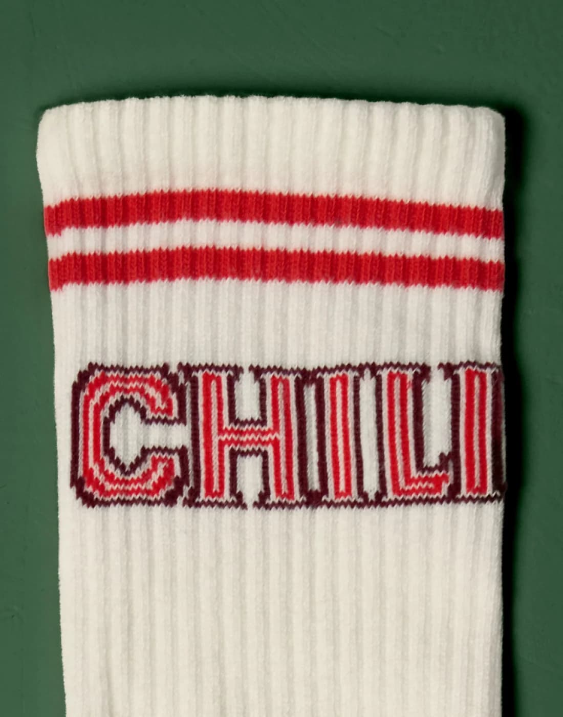 Calcetines Chili Rayas Blanco Roto/Rojo - SAIN-242662_04
