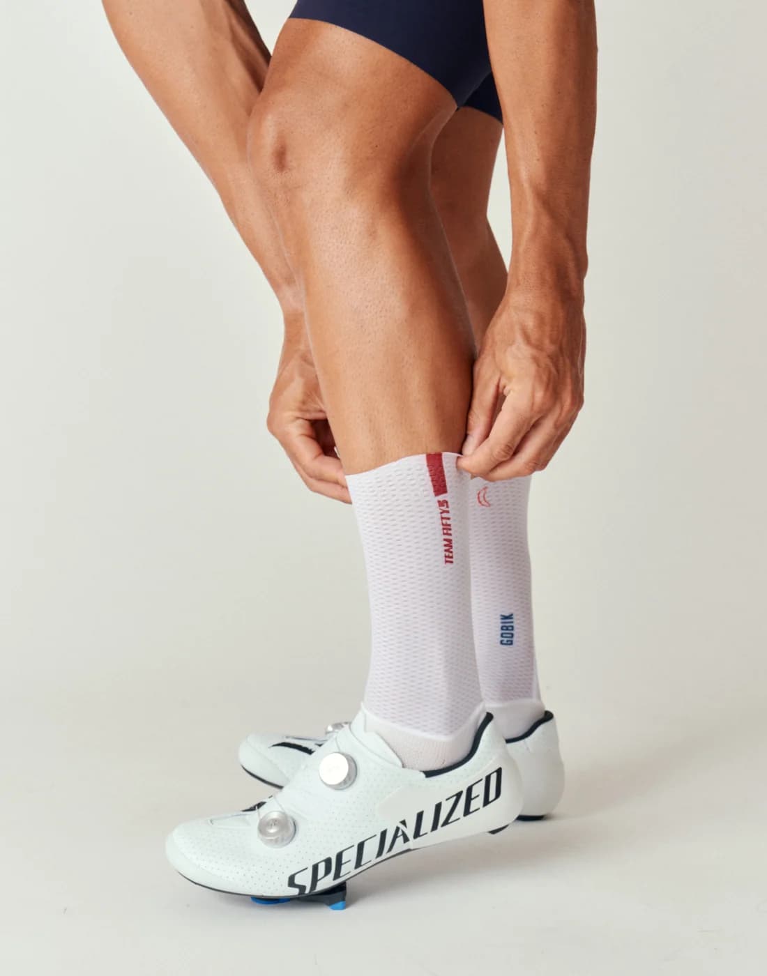 Team Fifty5 by GOBIK | Vortex socks - CS_DROP2_GBK_TF5_VORTEXSOCKS_WHITE01