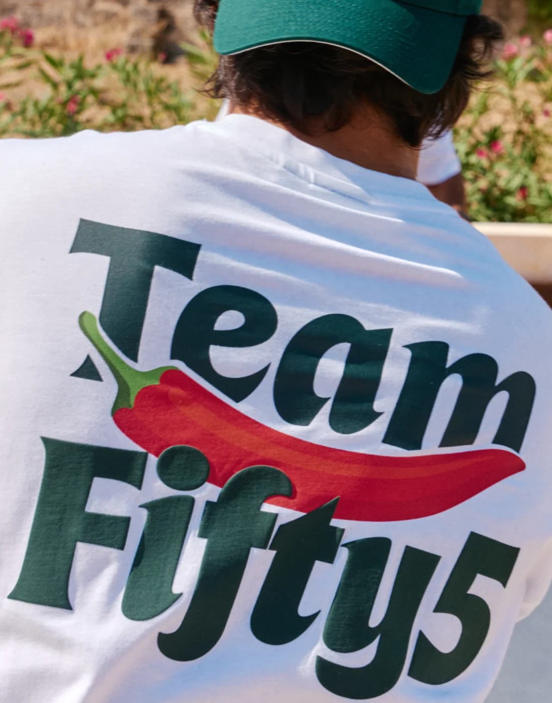 CAMISETA BLANCA | TEAM FIFTY5 - CS_DROP2_NEW_TF5_TEE_TF5-Chili_WHITE10