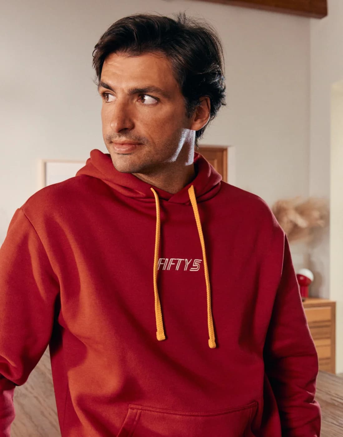 SUDADERA ROJA MADRID | TEAM FIFTY5 - MADRIDFIFTY5OSHOODIEHRD4