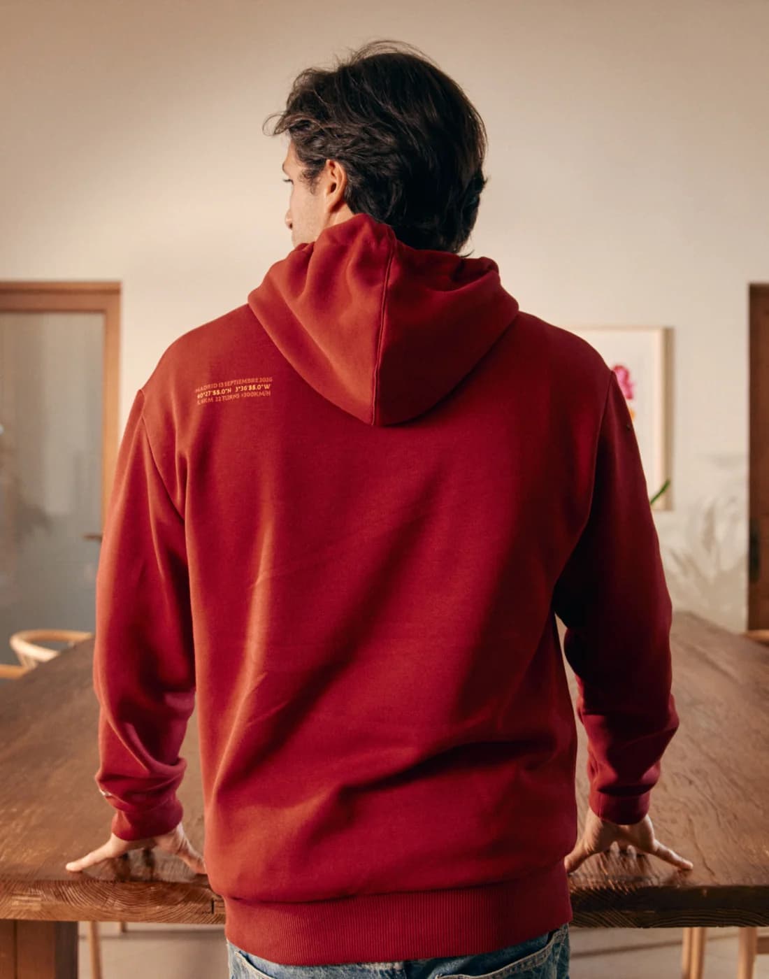 SUDADERA ROJA MADRID | TEAM FIFTY5 - MADRIDFIFTY5OSHOODIEHRD5