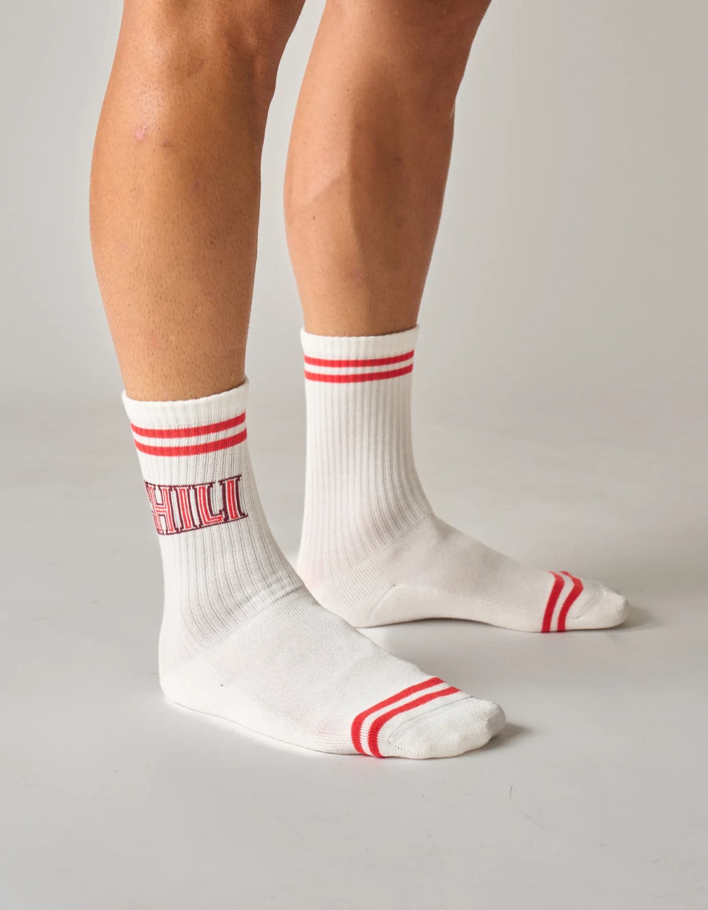 Chili Stripes Socks Off White/Red - SAIN-242662_01_09f25997-add5-4a4b-9e32-b55a7bc72d9b