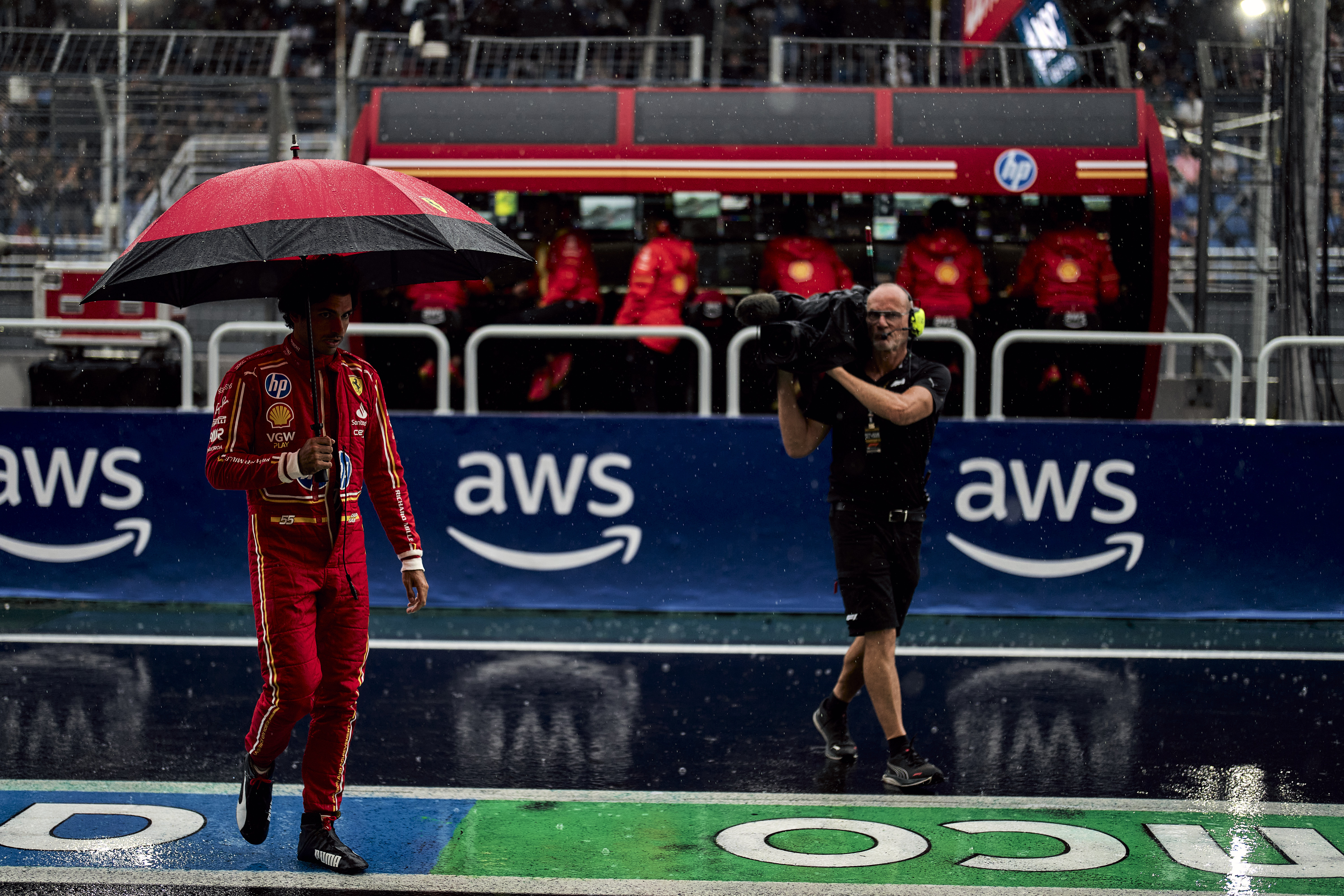 Carlos Sainz in F1 Brazil GP